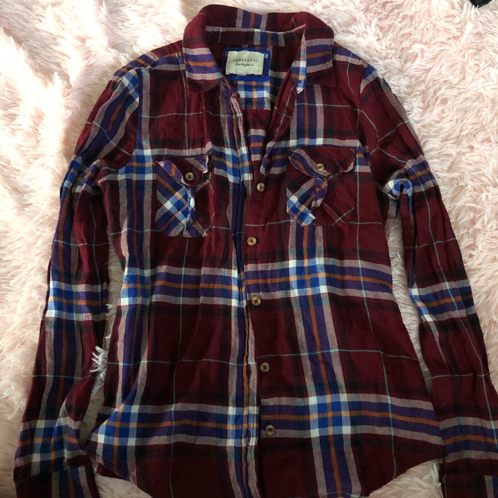 Maroon Flannel